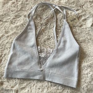 NWT Anthropologie Lightweight Blue Bralette